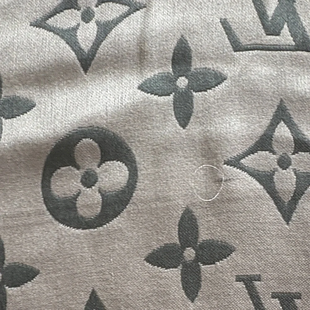 Gray and Pink Fashion Scarf - Picture 9 of 11